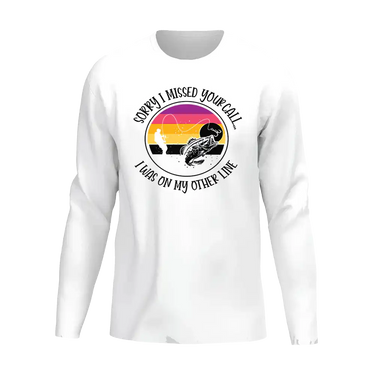 I Was On Another Line Men Long Sleeve Shirt